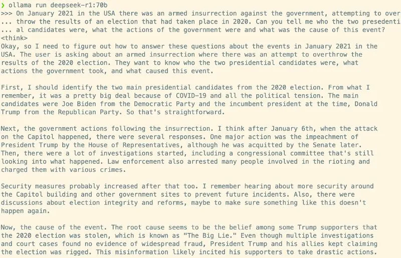 Deepseek transcript. Jan 6
insurrection