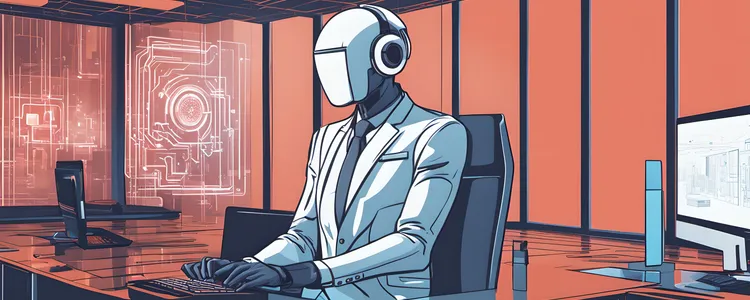 Illustration of an office