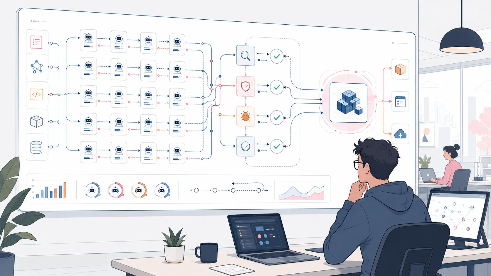 A software factory in action
