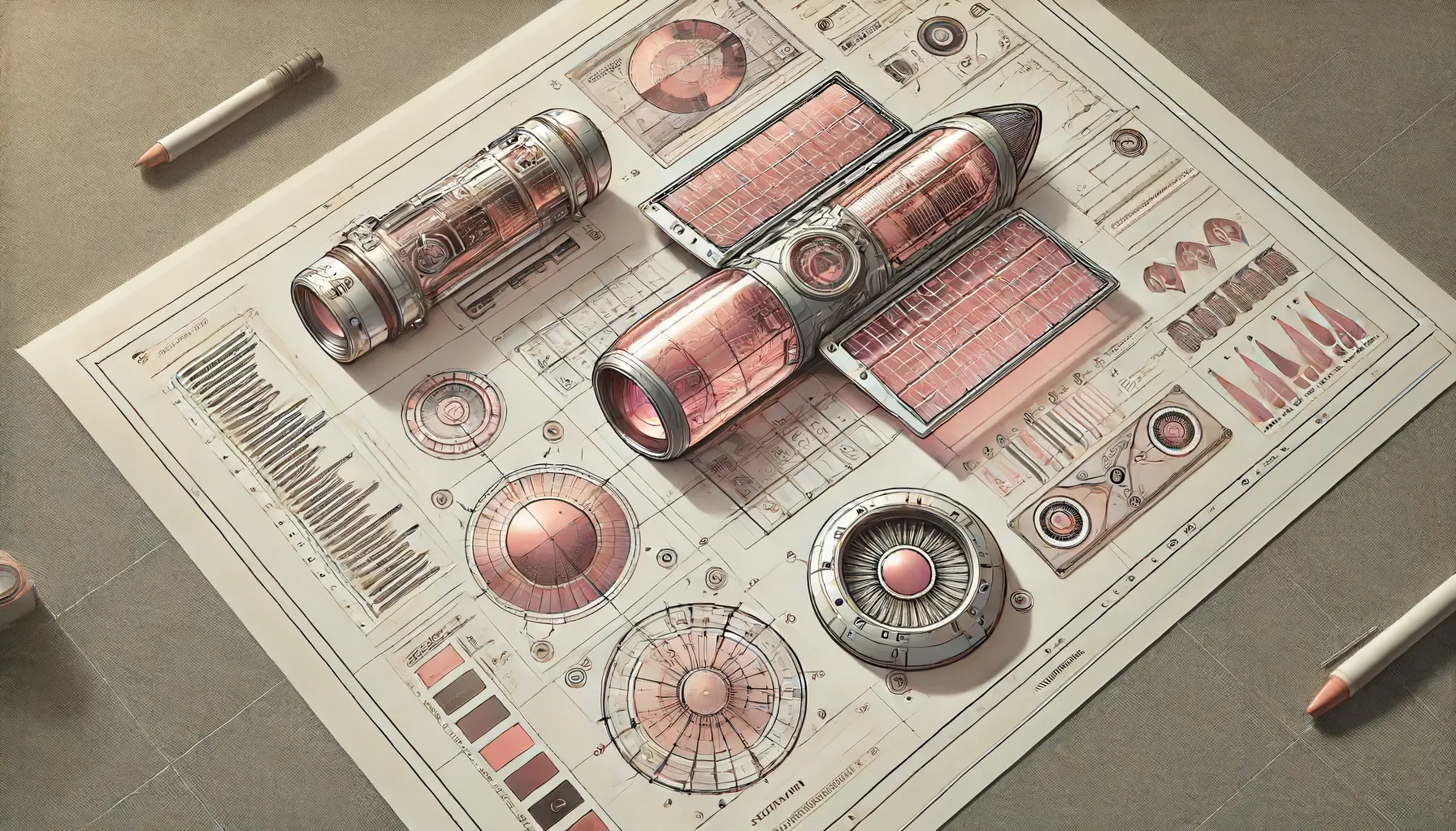 Blueprint of fictitious product