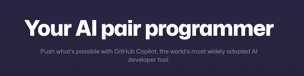 Github co-pilot is the model